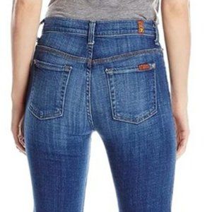 7 for all Mankind High Waist Ginger Flare Size 27